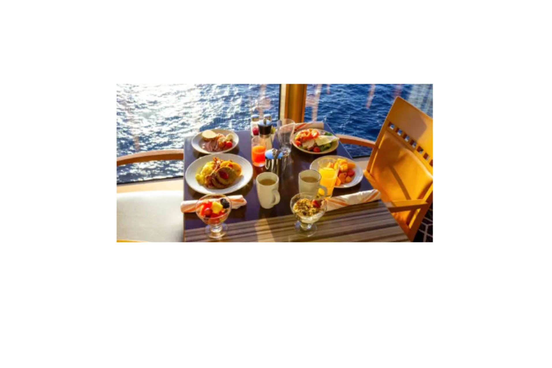 food on a cruise