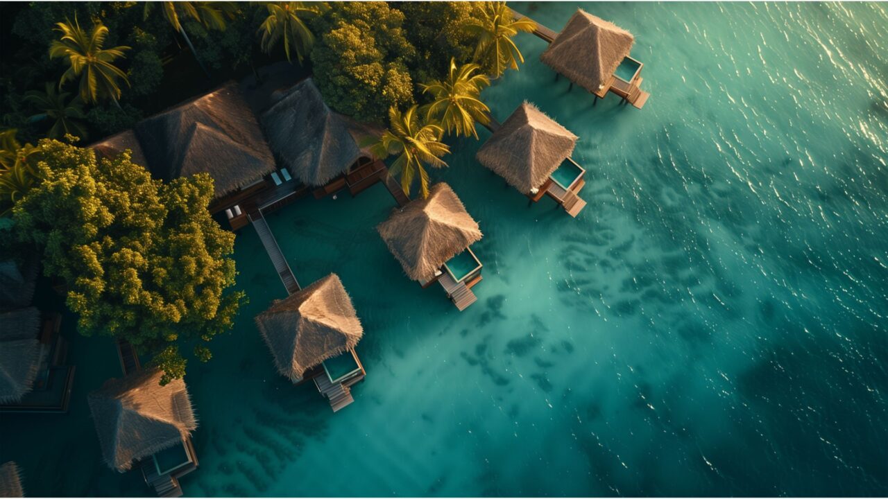 overwater bungalow