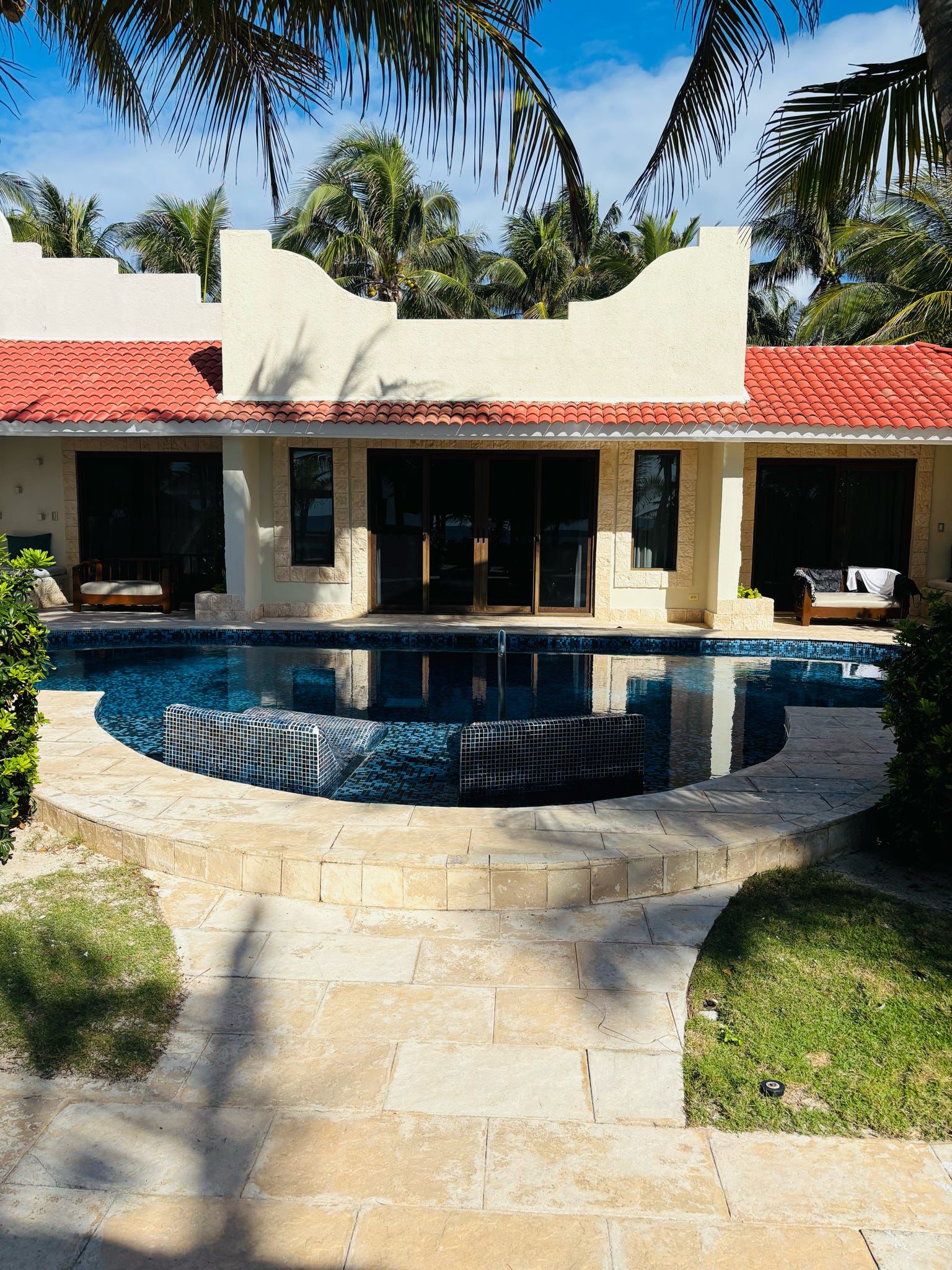 Butler-level private pool suite at El Dorado Casitas Royale all-inclusive resort in the Riviera Maya