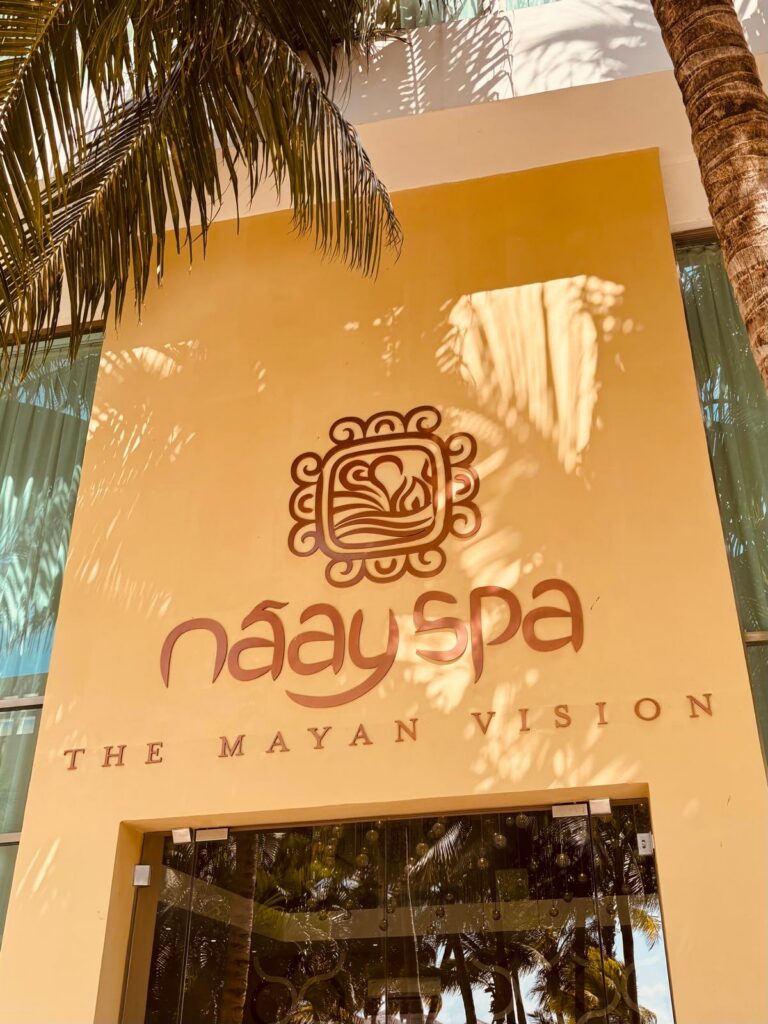 Naay Spa entrance at El Dorado Maroma